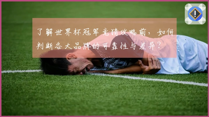 了解世界杯冠军竞猜攻略前，如何判断各大品牌的可靠性与差异？